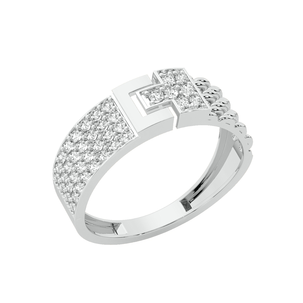 Felix Round Diamond Ring For Men